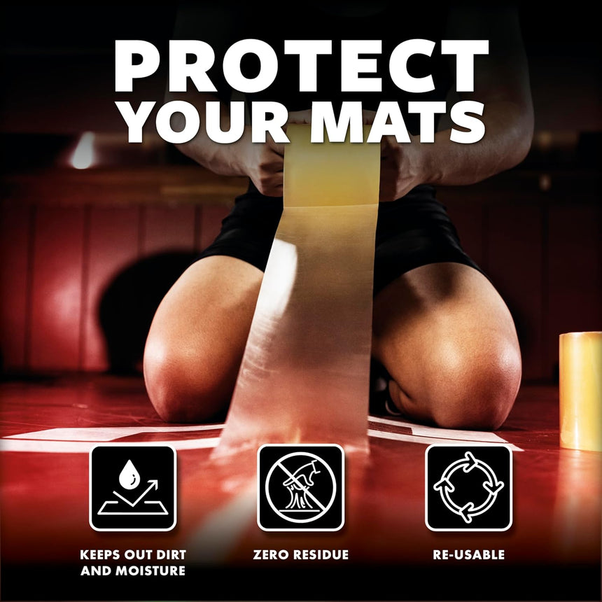 WrestlingMart 4 Inch Mat Tape (1 Case/24 Rolls)