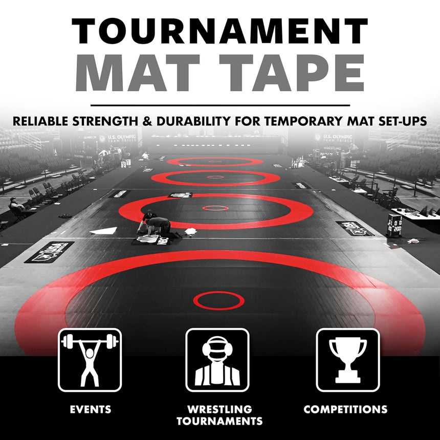 WrestlingMart 3 Inch Tournament Mat Tape - 1 Roll
