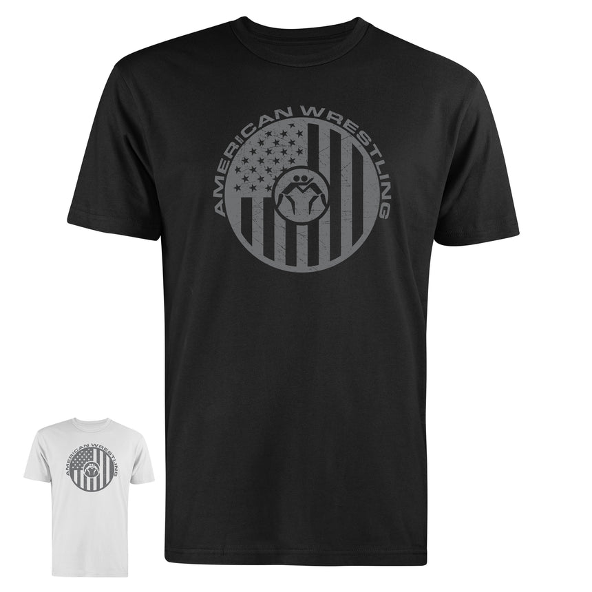 WrestlingMart American Mat Tee