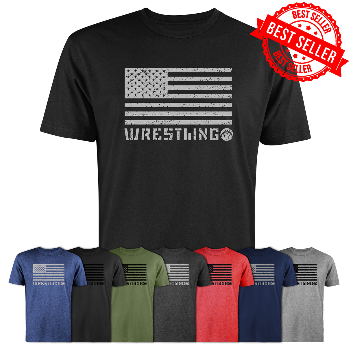 WrestlingMart American Wrestling Tee