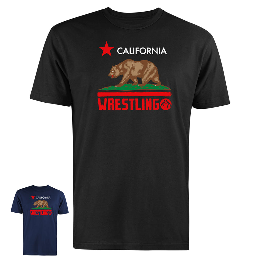 WrestlingMart Cali Flag Tee