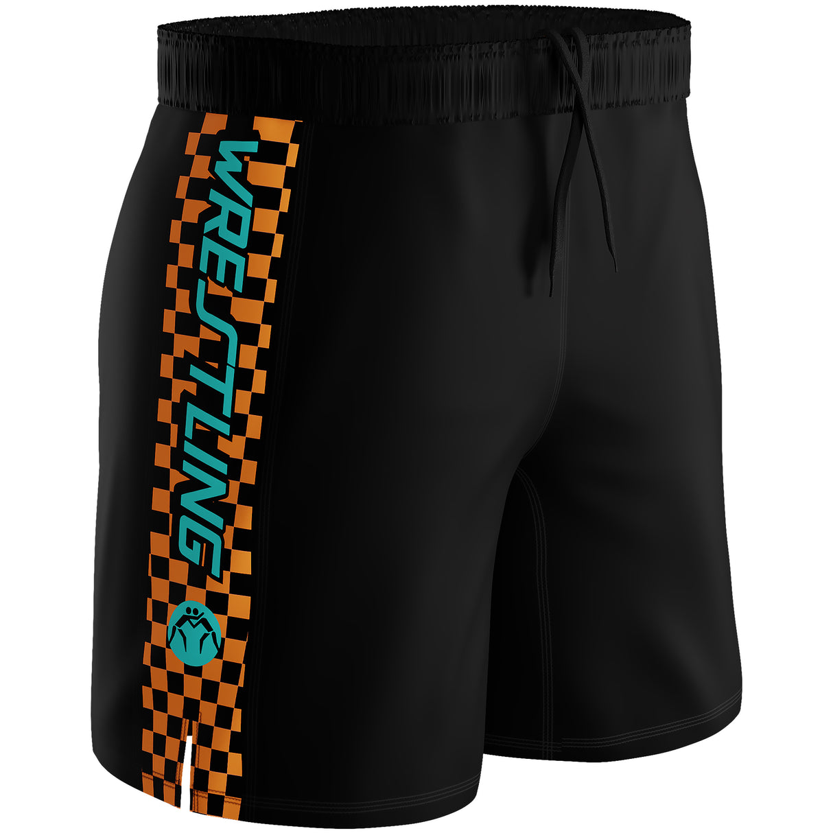 WrestlingMart Checkers Performance Wrestling Shorts