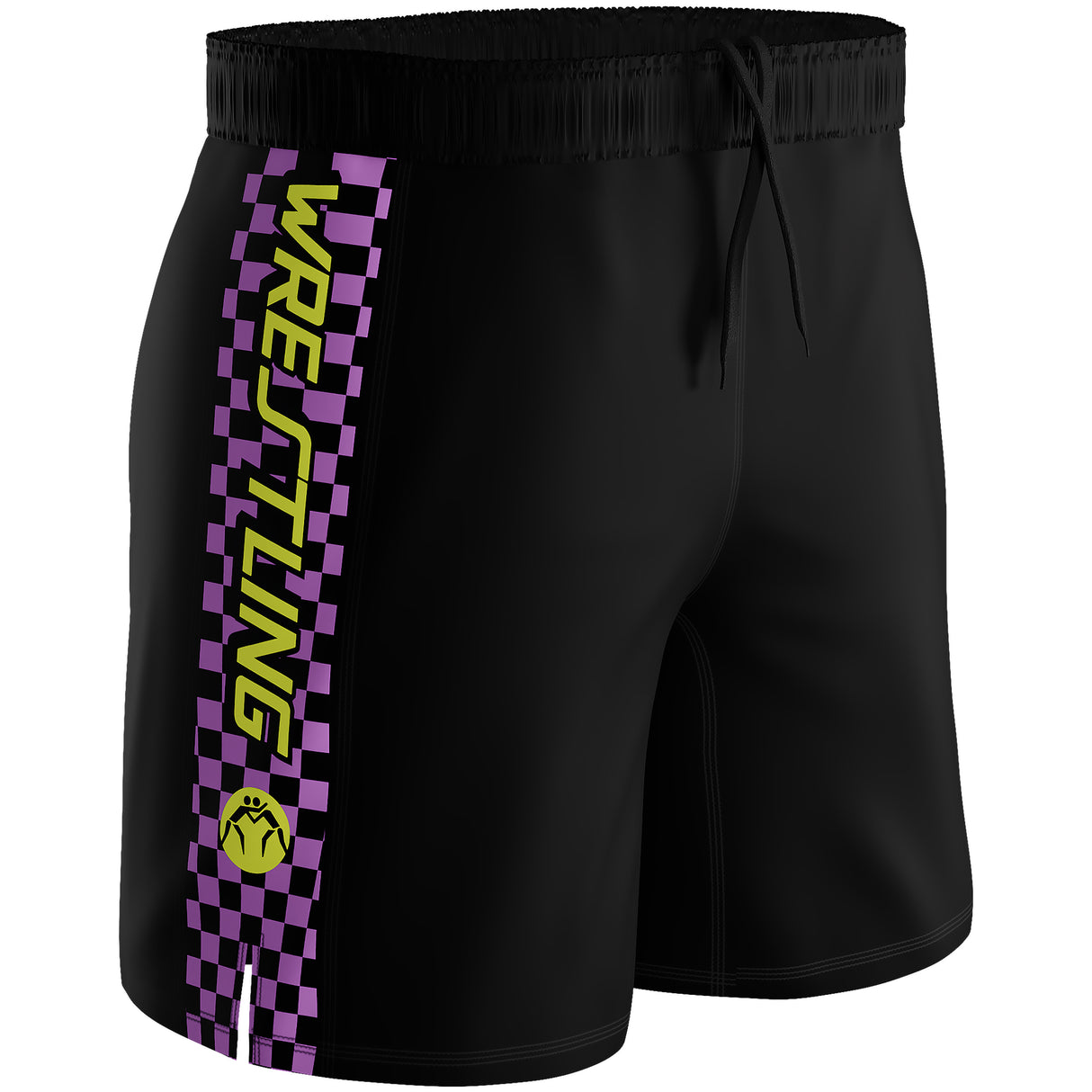 WrestlingMart Checkers Performance Wrestling Shorts