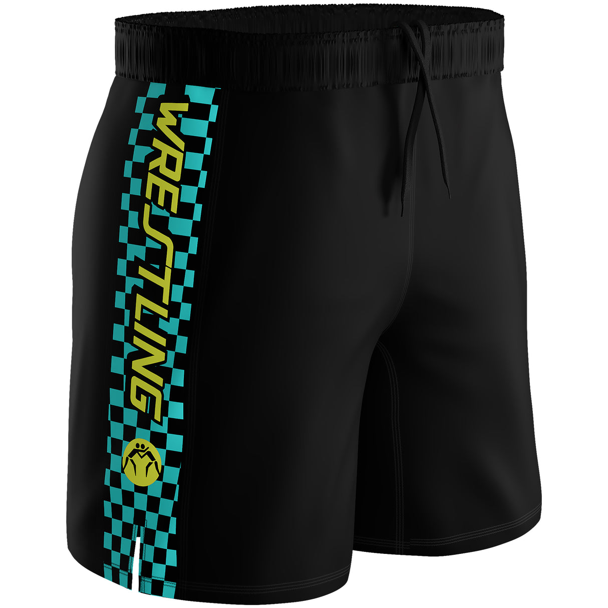 WrestlingMart Checkers Performance Wrestling Shorts