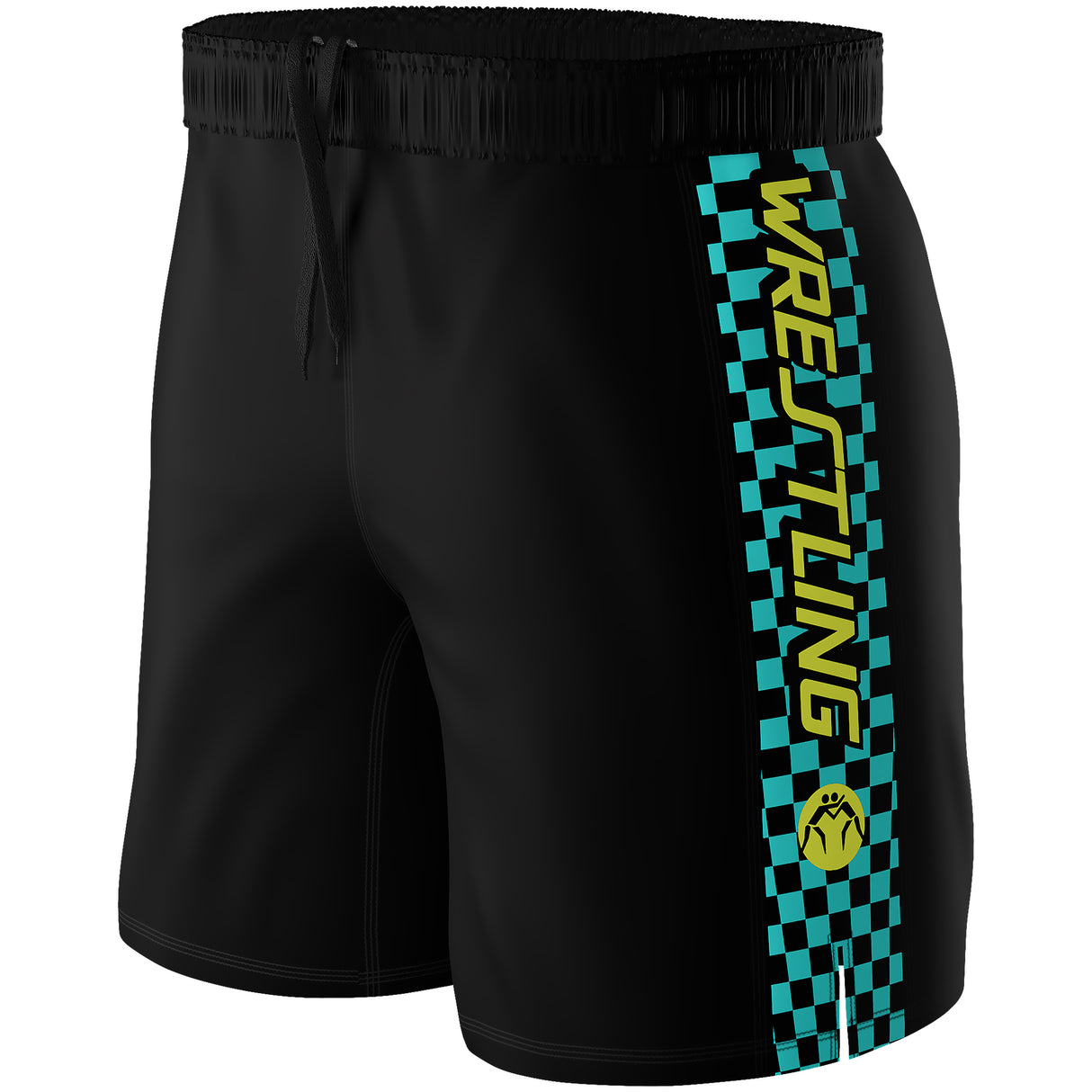WrestlingMart Checkers Performance Wrestling Shorts