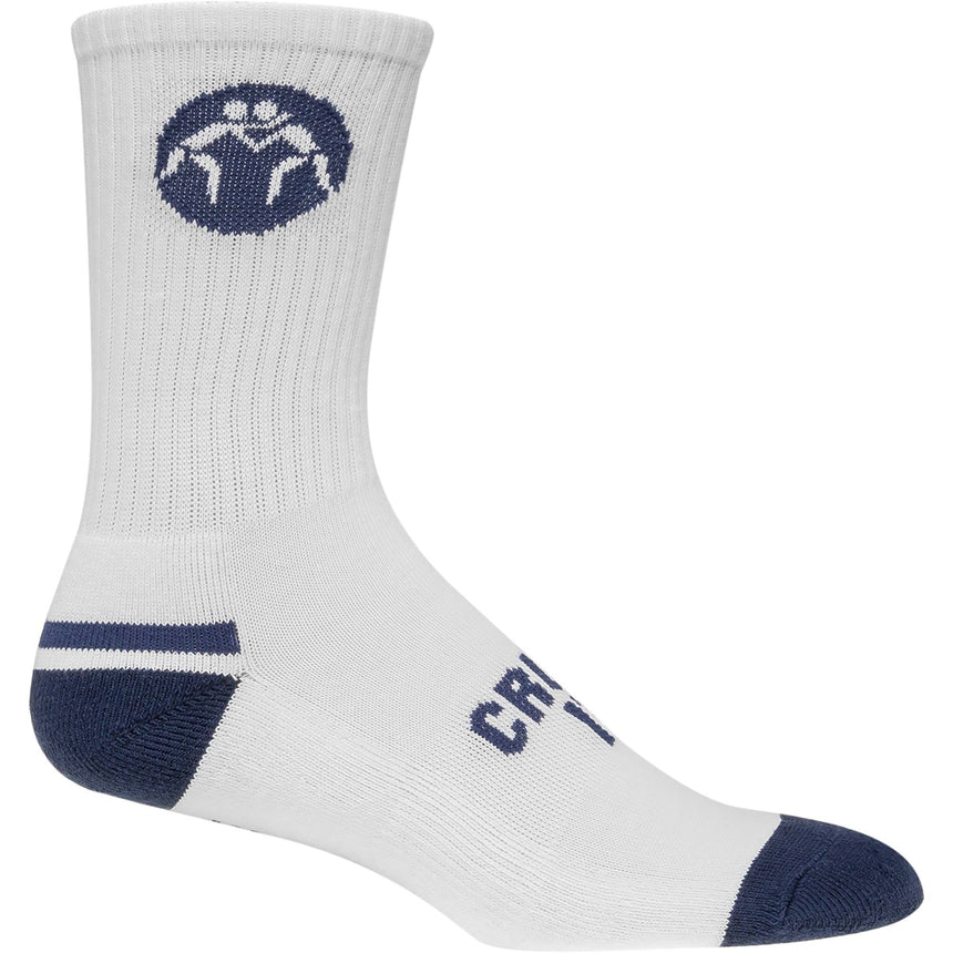 WrestlingMart Sock White