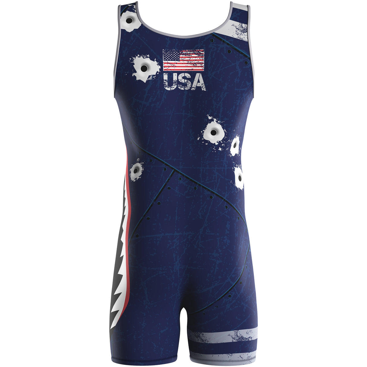 WrestlingMart Youth DOG FIGHT Wrestling Singlet