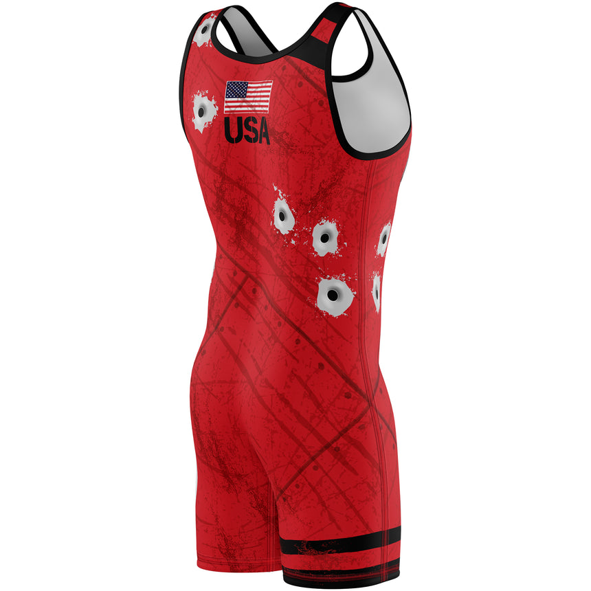 WrestlingMart Youth DOG FIGHT Wrestling Singlet