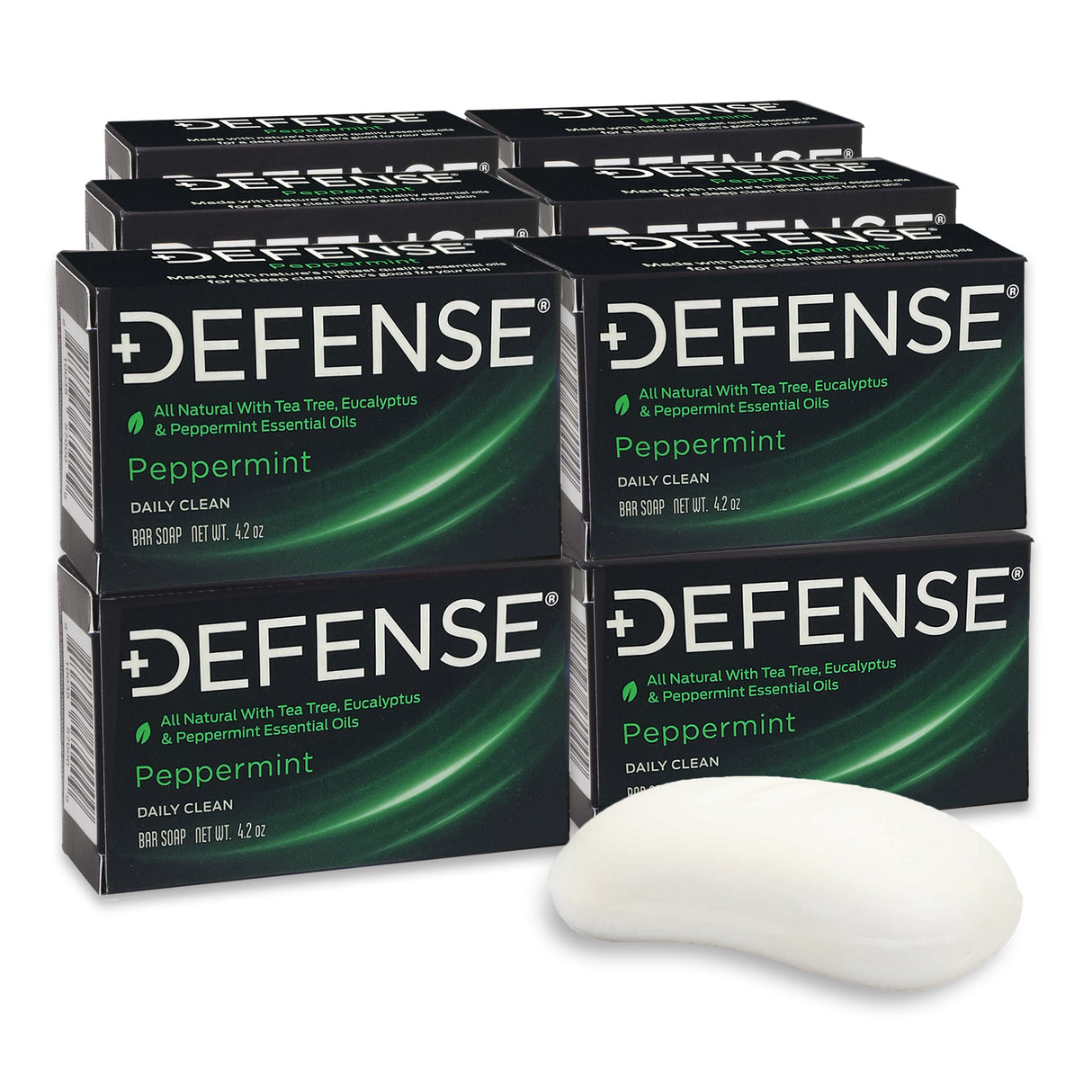Defense Peppermint Bar Soap-12 pack