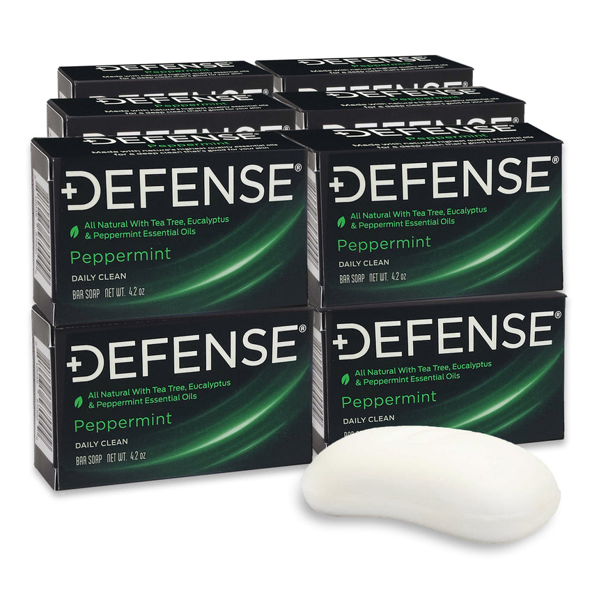 Defense Peppermint Bar Soap-12 pack