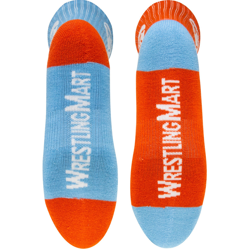 WrestlingMart Sock Color + White