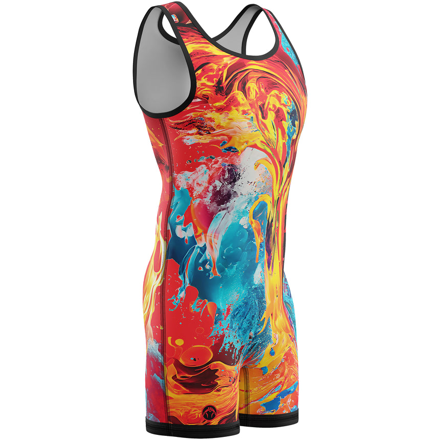 WrestlingMart Fire and Ice Singlet