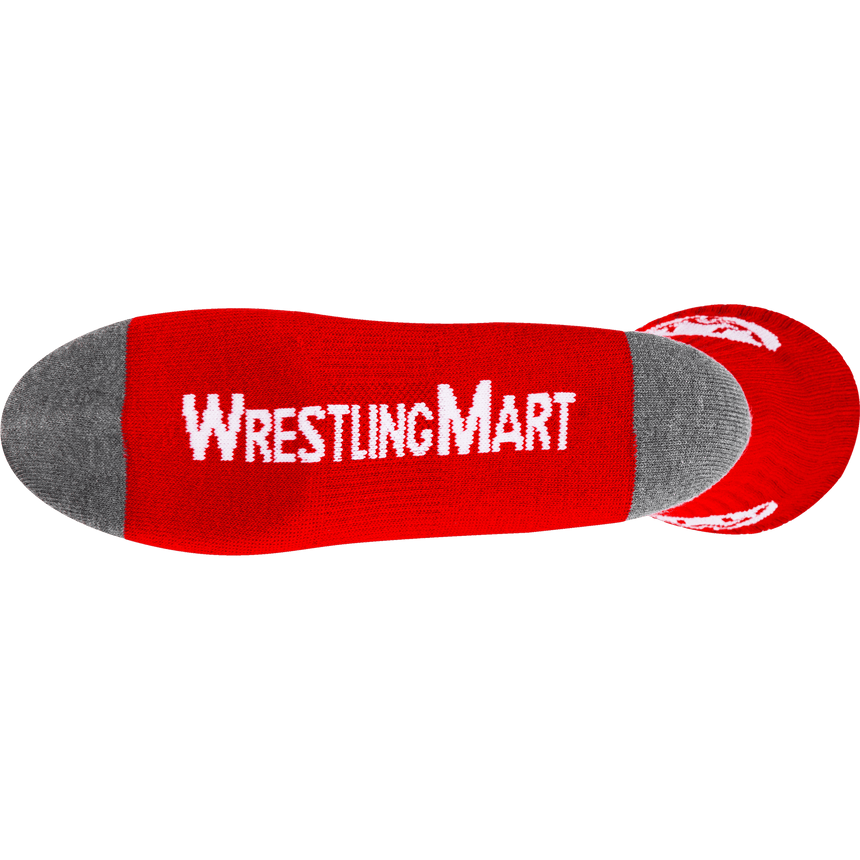 WrestlingMart Sock Color + White