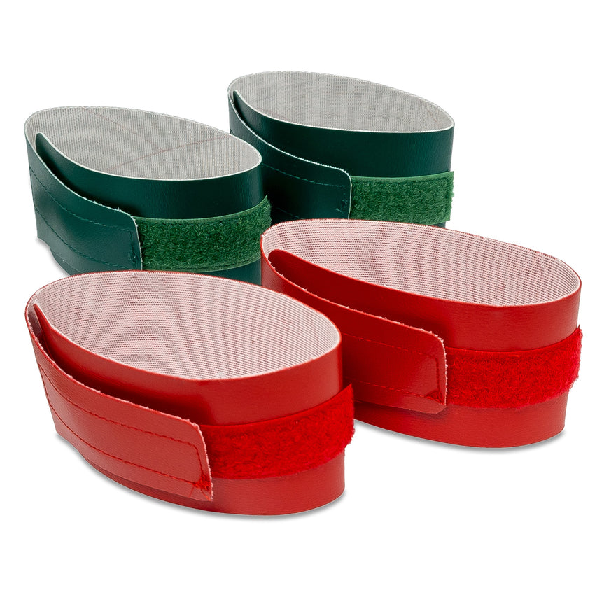 MatMan Tournament Ankle Bands-Set of 2(Red/Green)