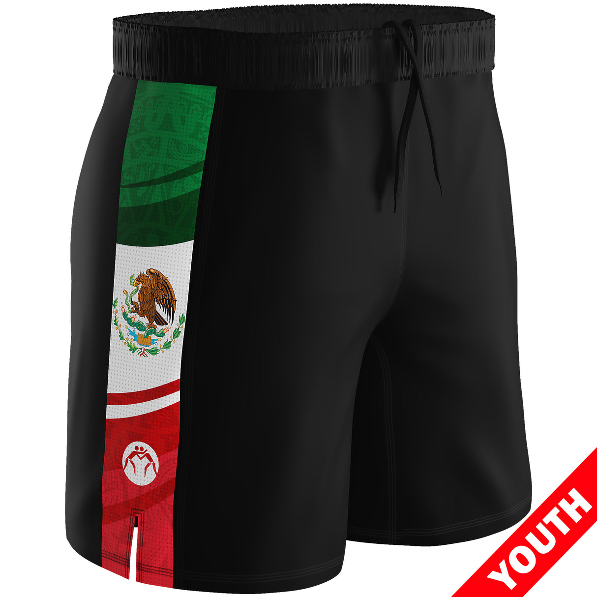 WrestlingMart Youth MEXICO Performance Wrestling Shorts