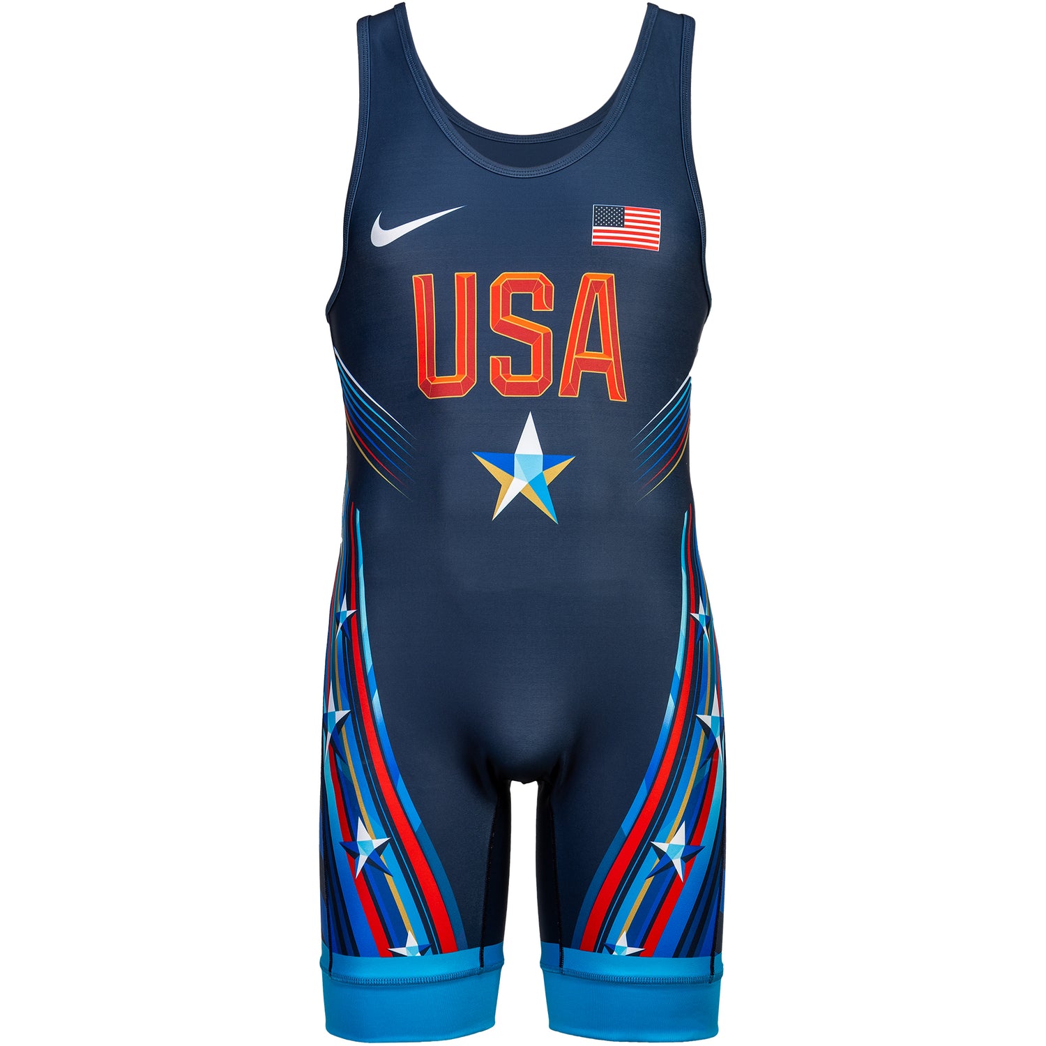 Nike Youth Boys USA Wrestling Prism Singlet