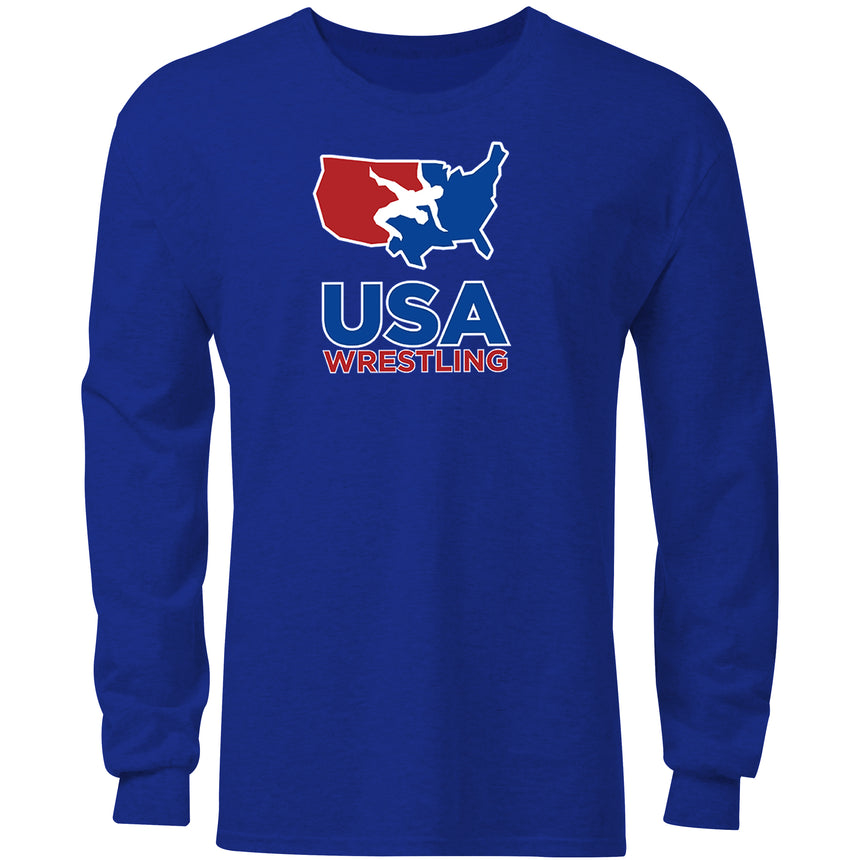 USA Wrestling LS Tee