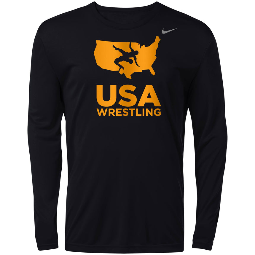 Nike Mens USAW DriFit Training Long Sleeve Tee