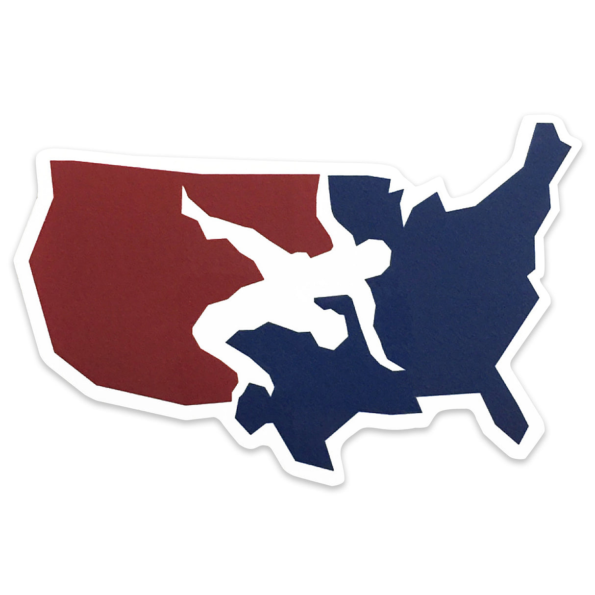 USA Wrestling Vinyl Sticker