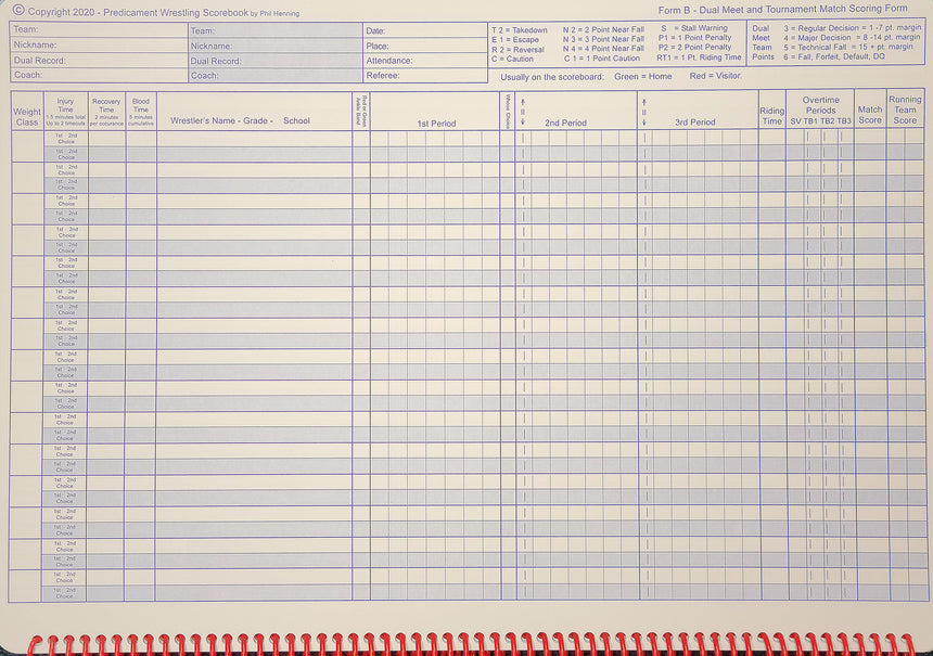 Predicament Scorebook (3) 118 Page