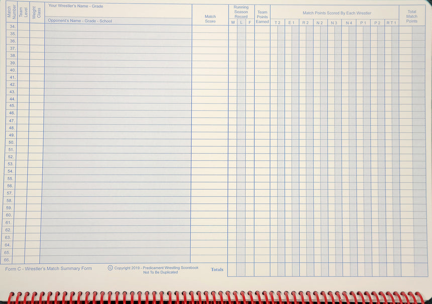Predicament Scorebook (3) 118 Page