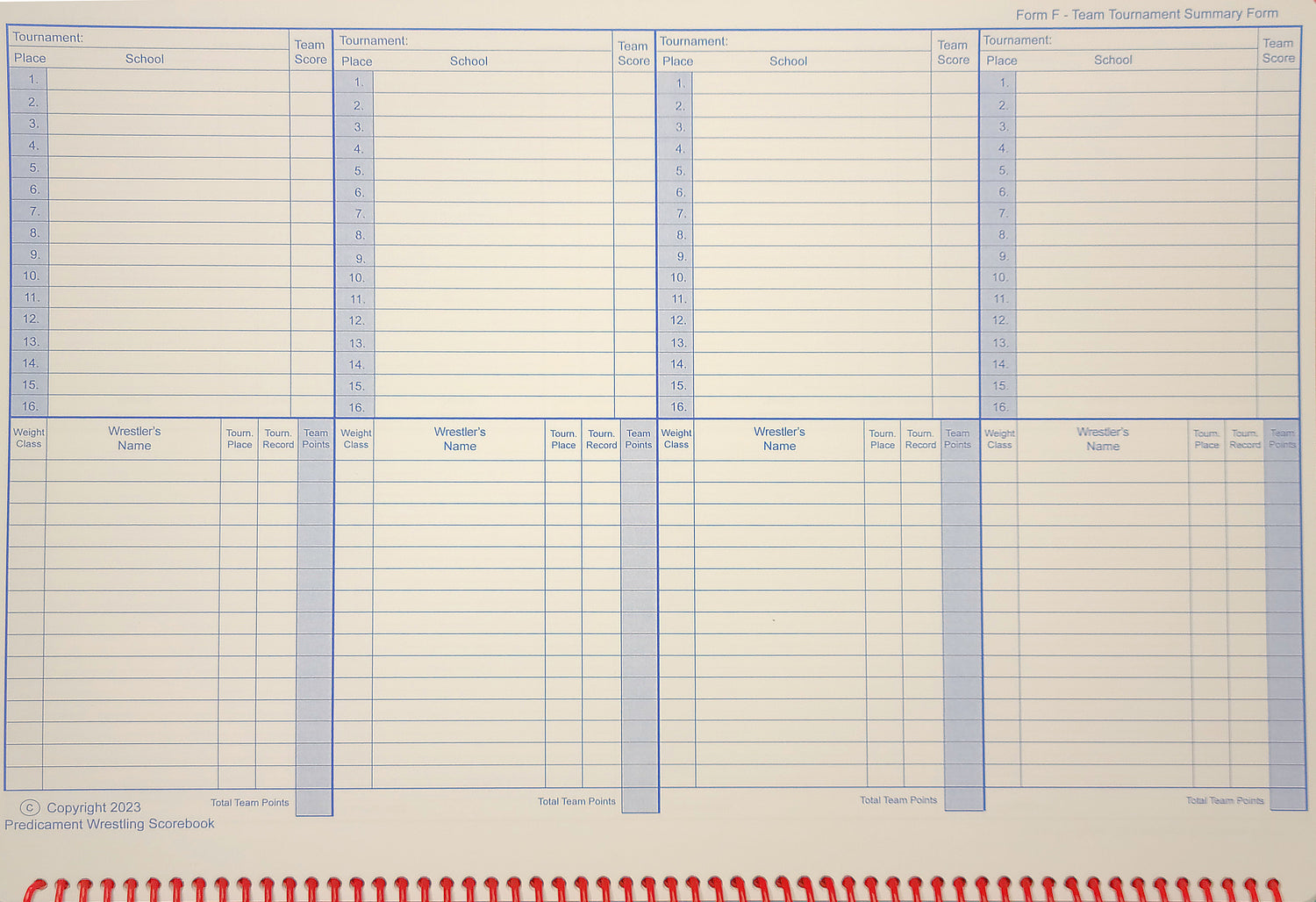 Predicament Scorebook (4) 164 Page