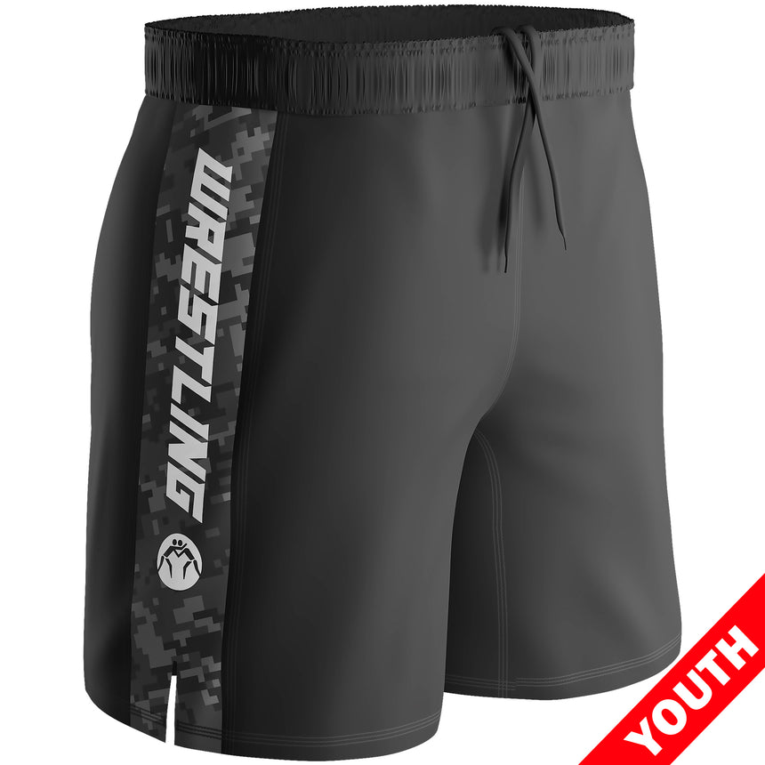 WrestlingMart Youth SPRAWL Performance Wrestling Shorts