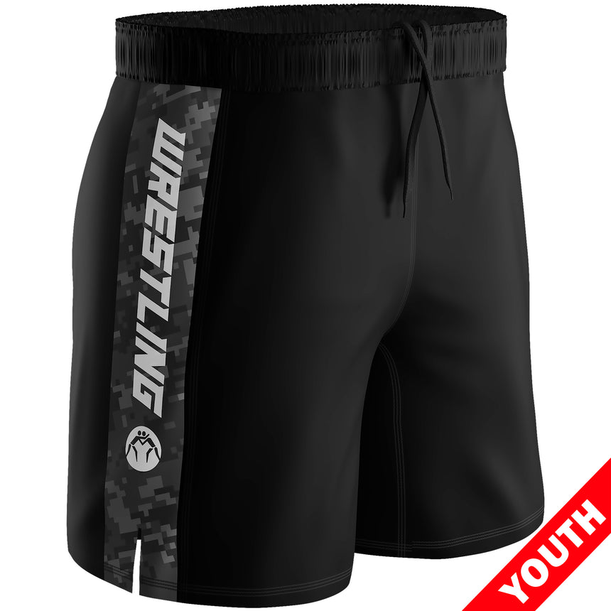 WrestlingMart Youth SPRAWL Performance Wrestling Shorts