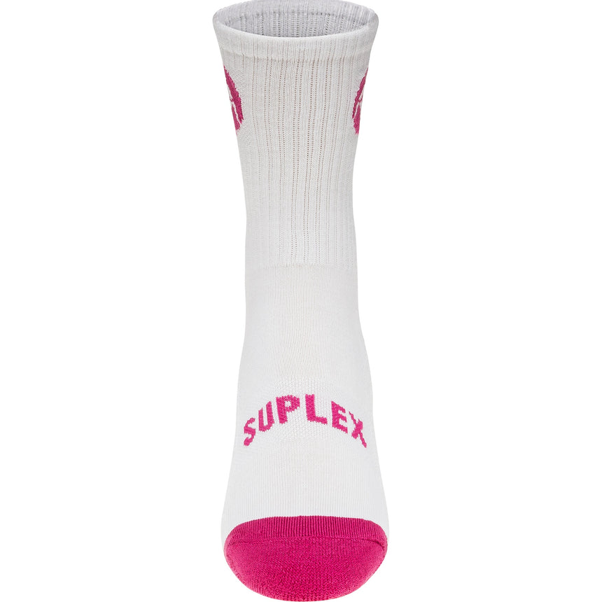 WrestlingMart Sock White