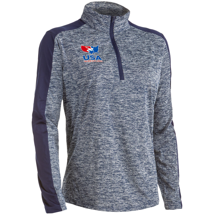 USA Wrestling Womens FC Qtr Zip