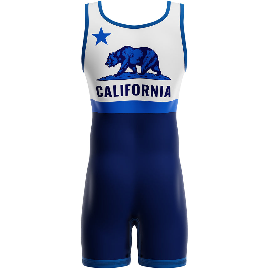 WrestlingMart Youth California Bear Singlet
