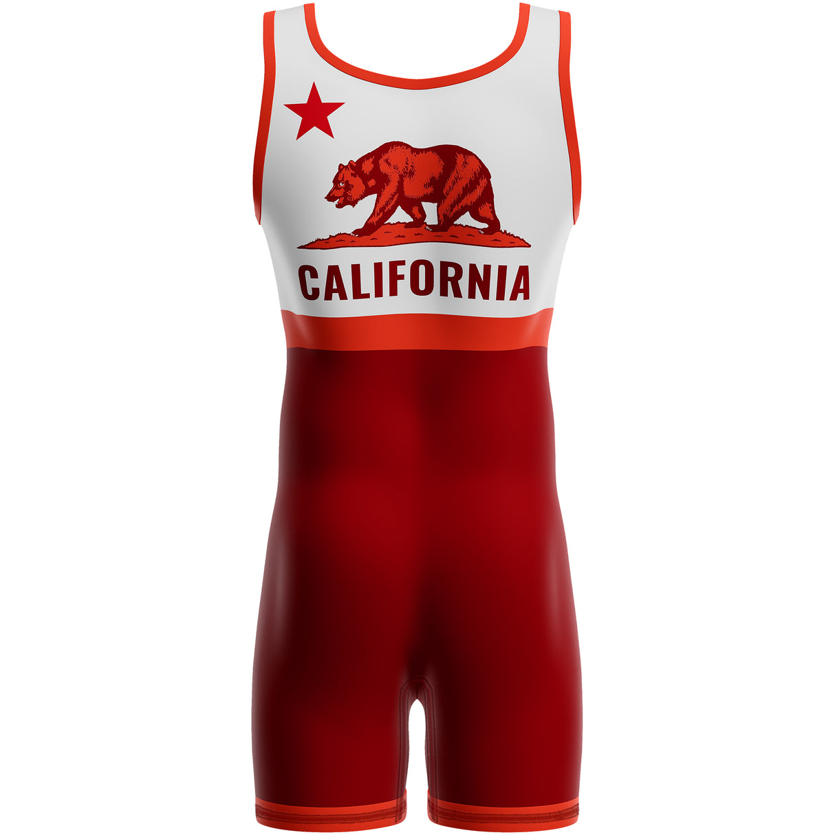WrestlingMart Youth California Bear Singlet