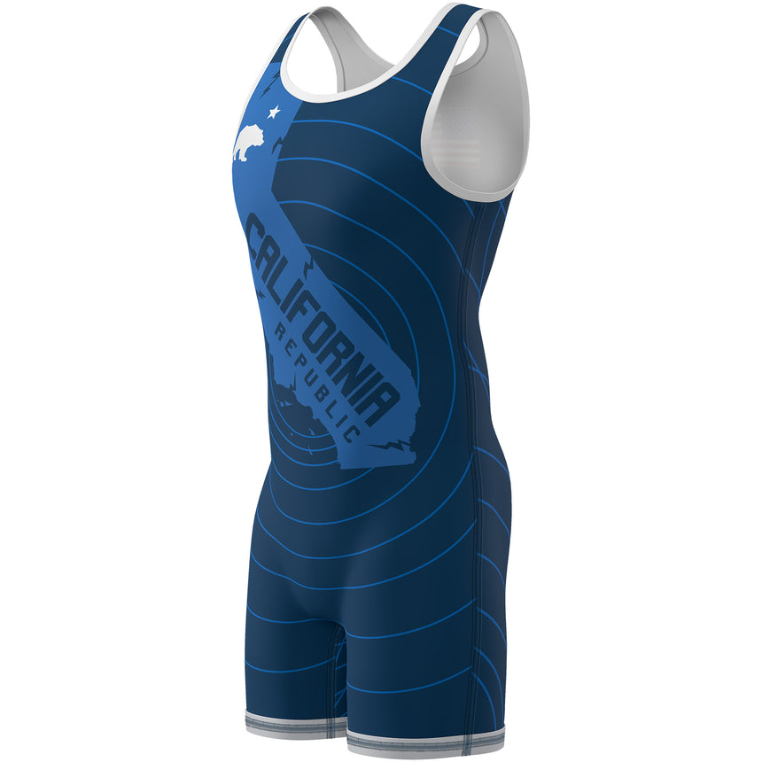WrestlingMart California Quake Singlet