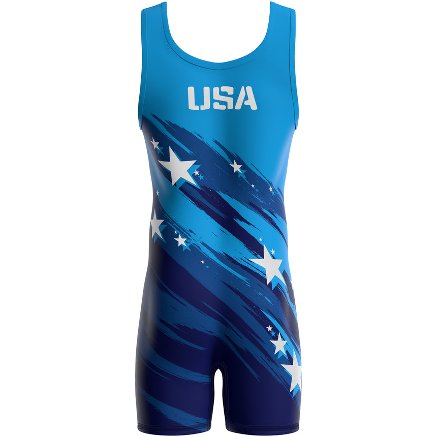 WrestlingMart Men's CAUSAW 25 Singlet