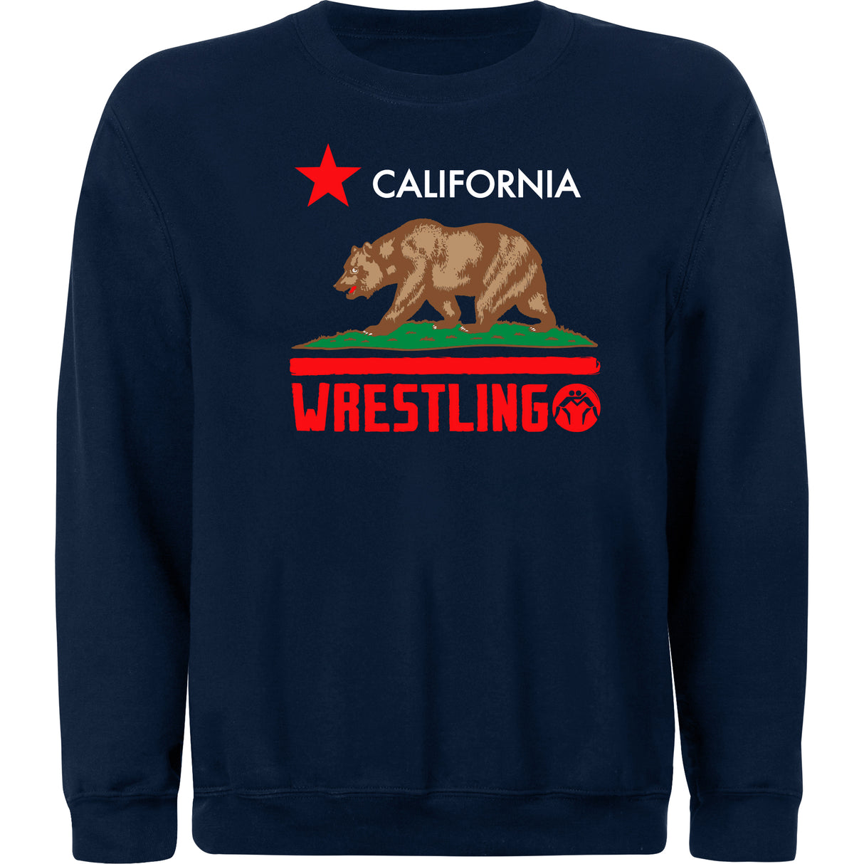 WrestlingMart Cali Flag Sweatshirt