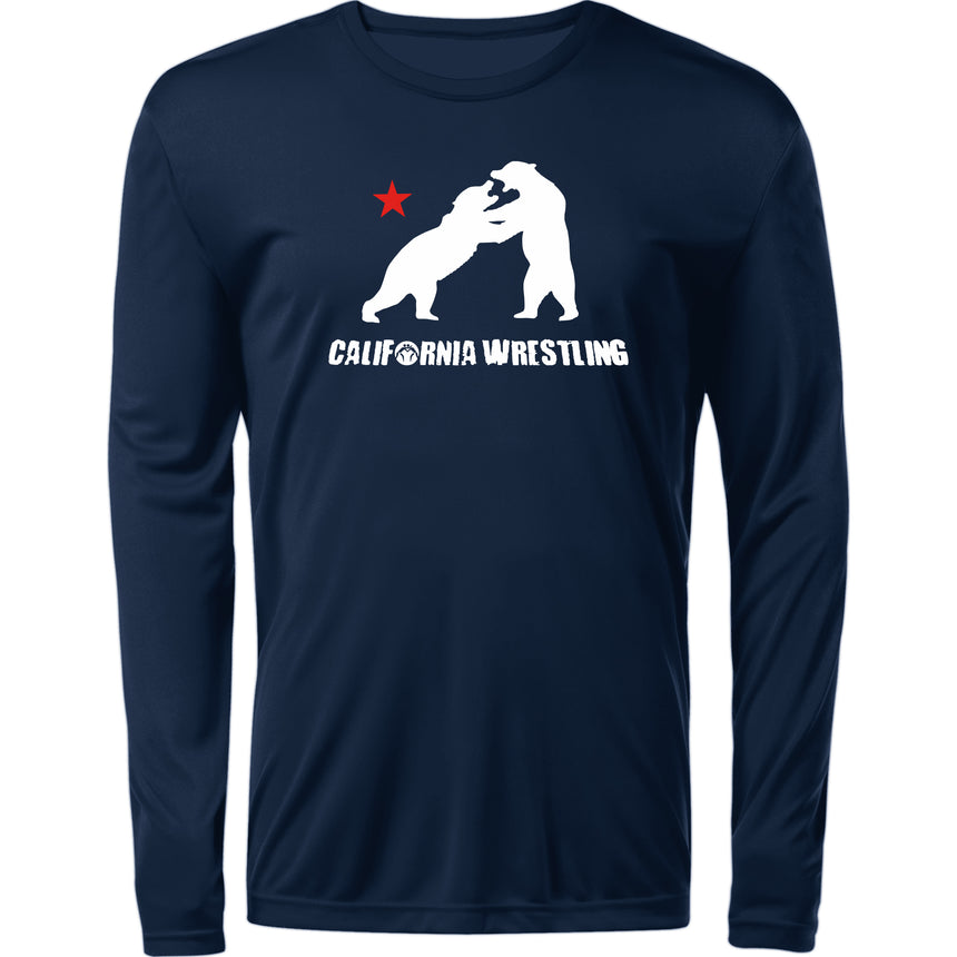 WrestlingMart Wrestling Bears Long Sleeve Tee