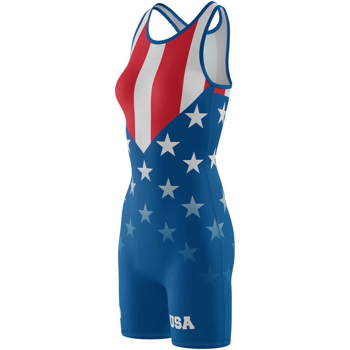 WrestlingMart Women's Patriot Singlet