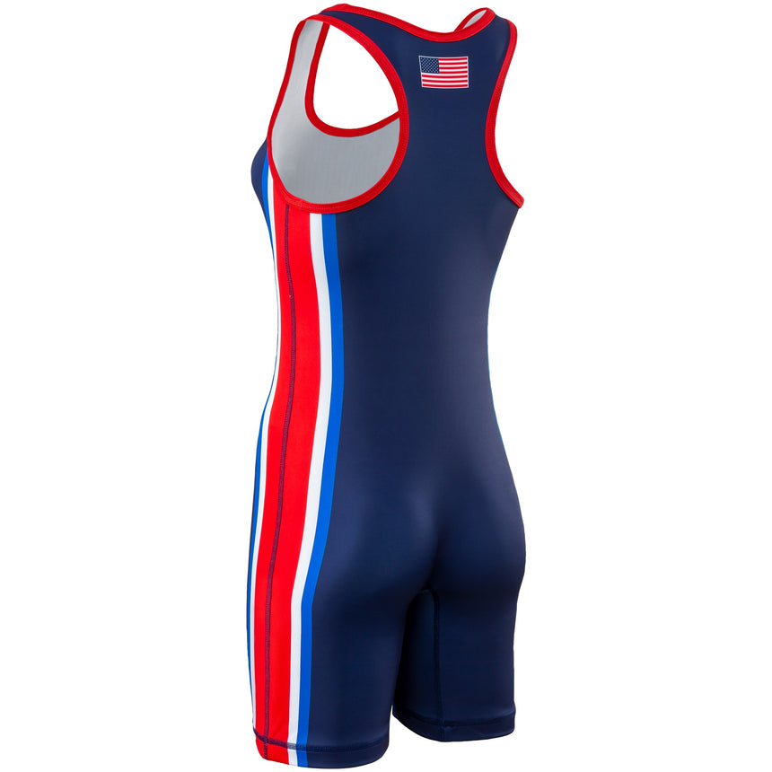 WrestlingMart Women's USA Bracket Singlet