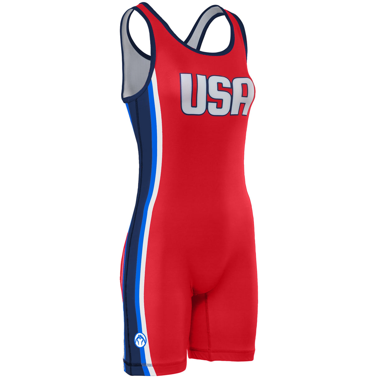 WrestlingMart Women's USA Bracket Singlet