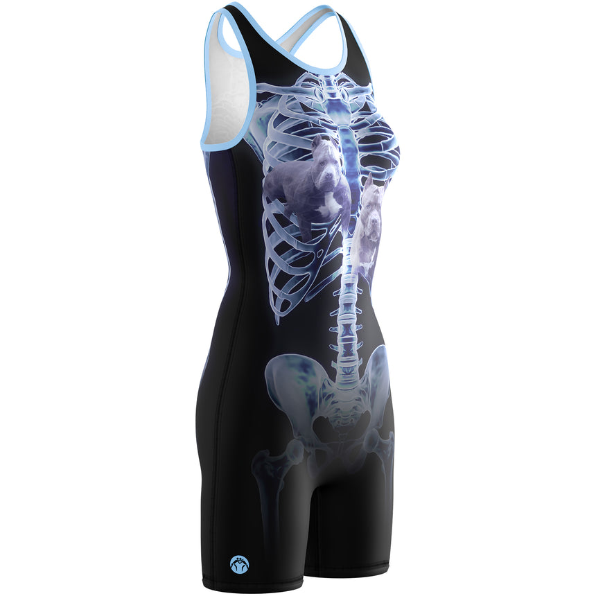 WrestlingMart Women's Dog In Me Singlet