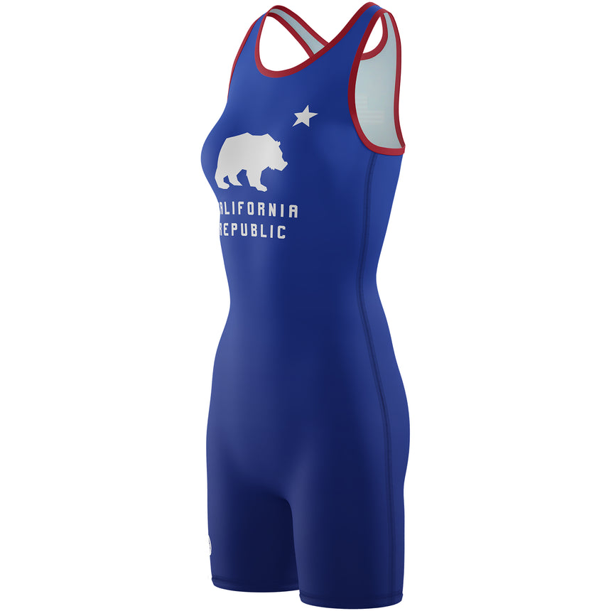 WrestlingMart Women's California Republic Singlet