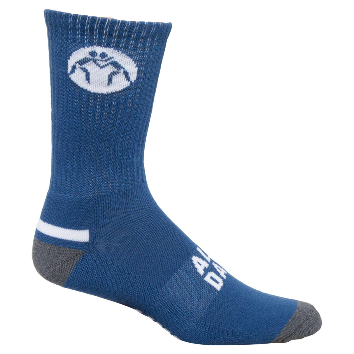 WrestlingMart Sock Color + White