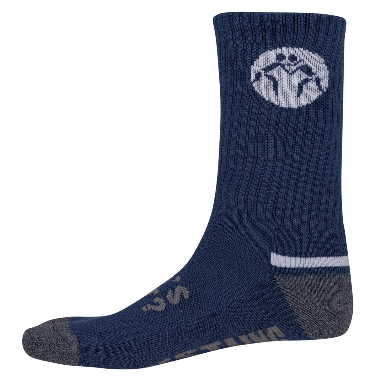 WrestlingMart Sock Color + White