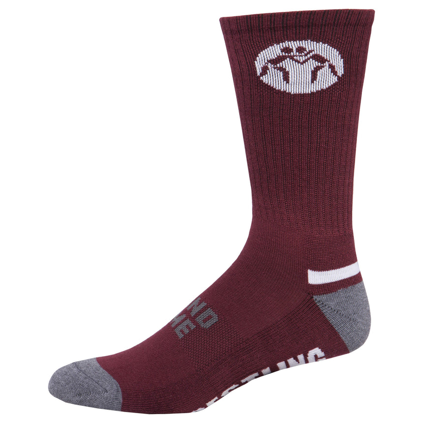 WrestlingMart Sock Color + White