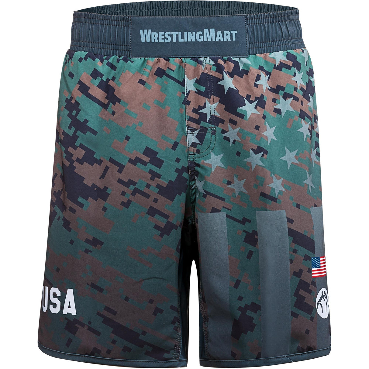 WrestlingMart Military Fight Shorts