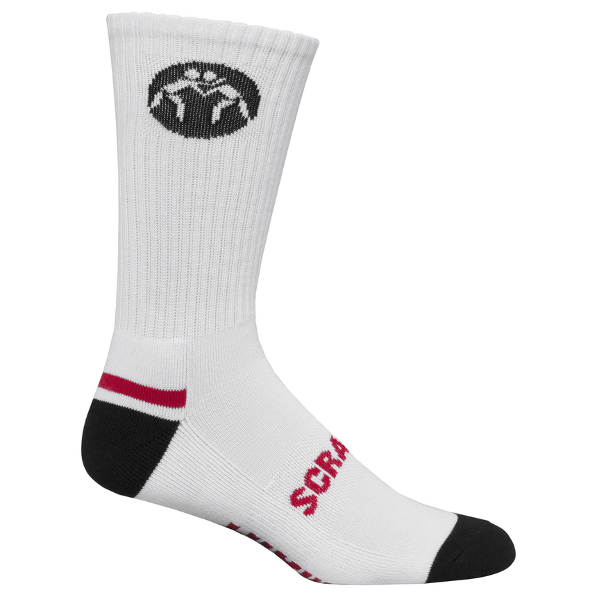 WrestlingMart Sock White