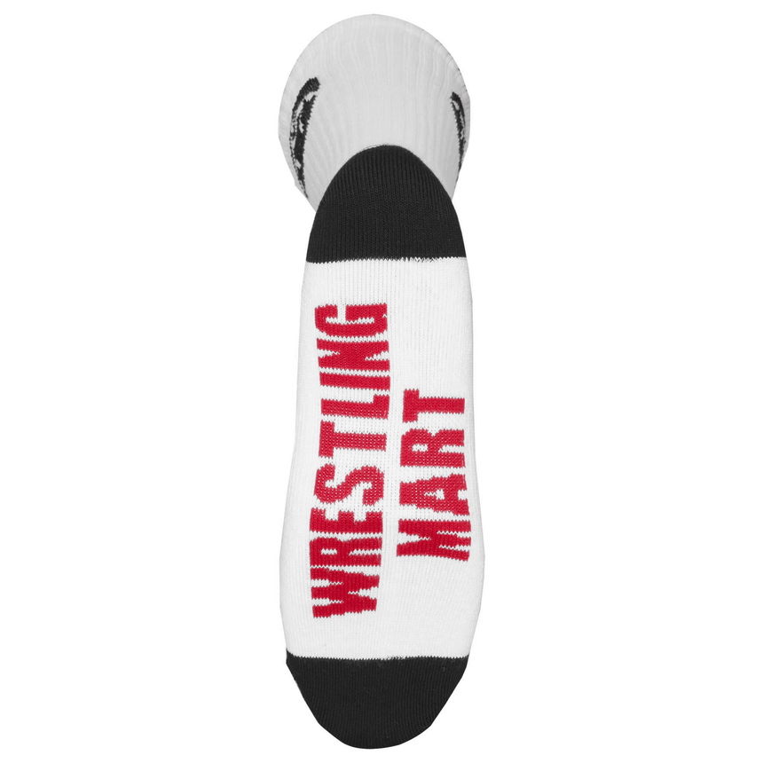 WrestlingMart Sock White