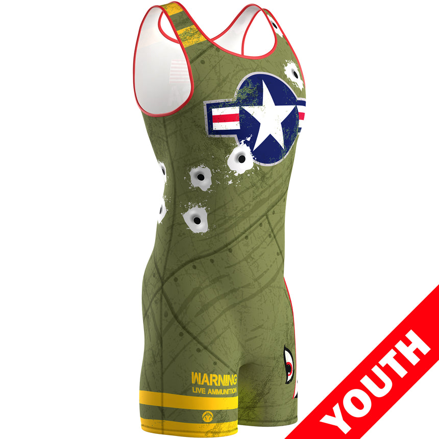 WrestlingMart Youth DOG FIGHT Wrestling Singlet