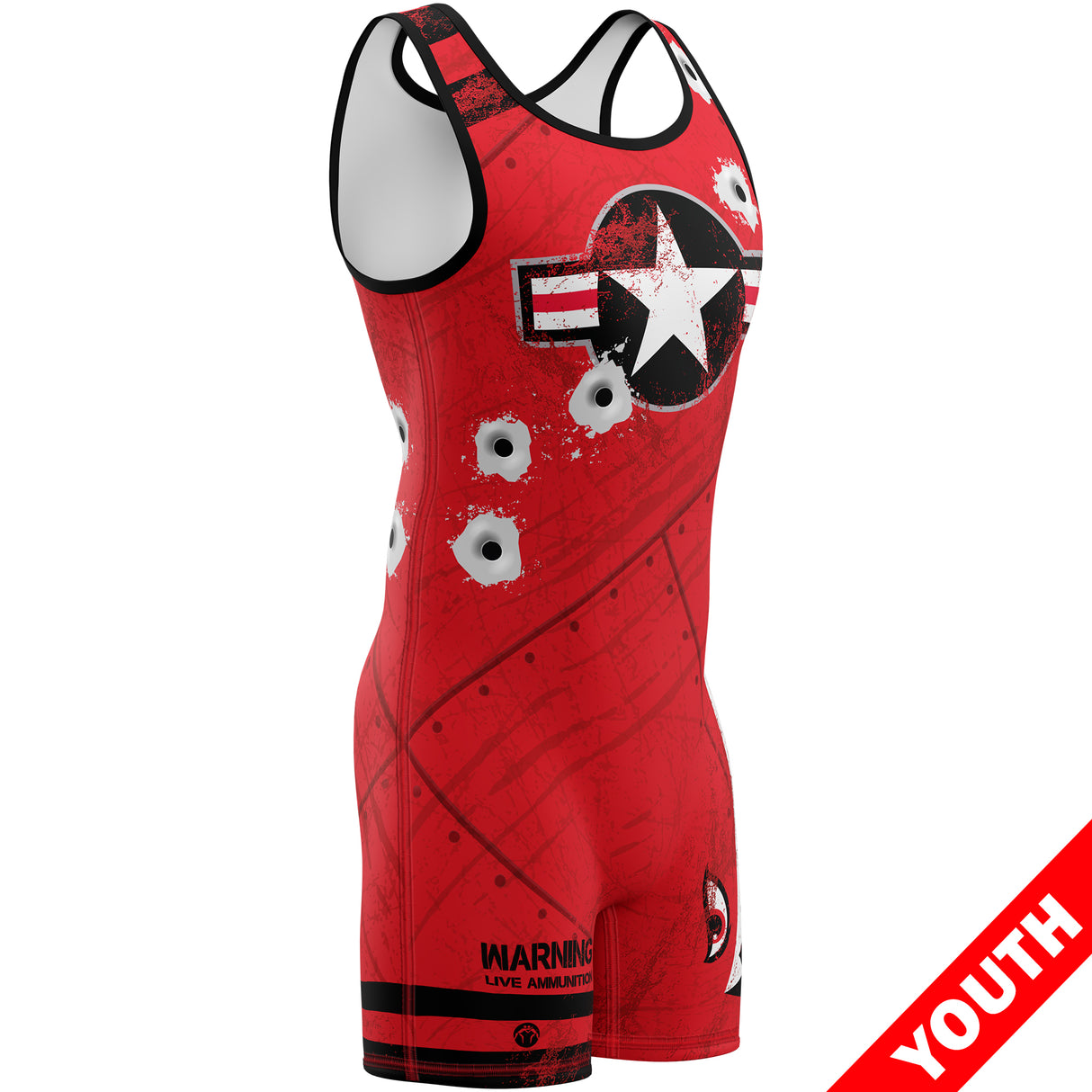 WrestlingMart Youth DOG FIGHT Wrestling Singlet