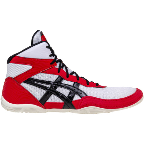 ASICS Matflex 7 Wrestling Shoes in Red and Black side view